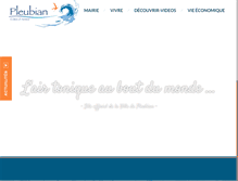 Tablet Screenshot of mairie-pleubian.fr